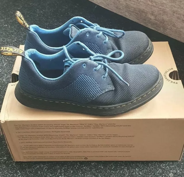 Dr martens cavendish knit sales blue