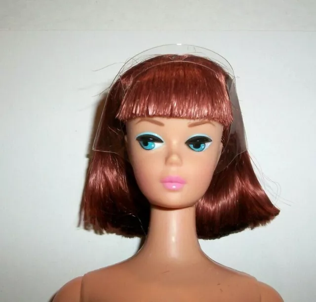 Repro Vintage Barbie Red Chic Short Hair American Girl Doll By Mattel Nfb