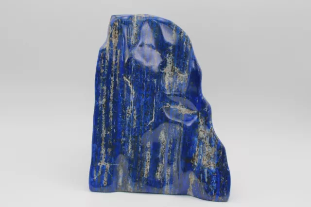 Lapislazuli Freie Form Skulptur poliert Dekoration Heilstein 5,3kg