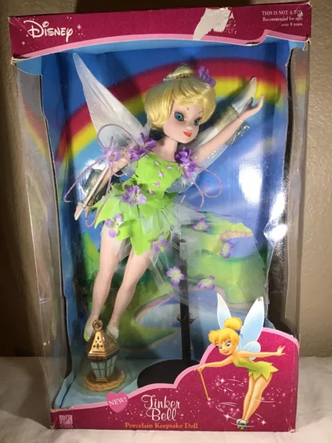 Tinkerbell porcelain deals keepsake doll