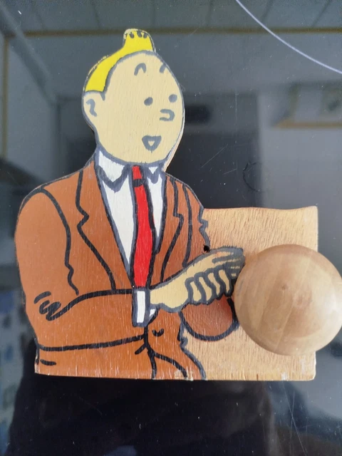 Hergé - Porte manteau Trousselier - Tintin au Congo (1988