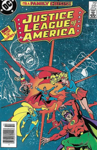 Justice League Of America Comic 231 Copper Age First Print 1984 Kurt Busiek DC .