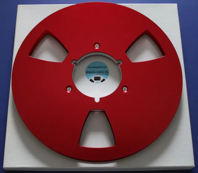 Long Play Analog Recording Tape by ATR Magnetics, 1/4 7 Inch Empty Aluminum  Alloy Take Up Reel to Reel Small Hub, Tape Reel Empty Disc Opening Machine