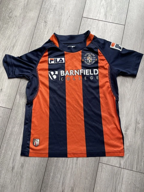 LUTON TOWN FC Football Club 2014 2015 Away Shirt Fila child kid 6