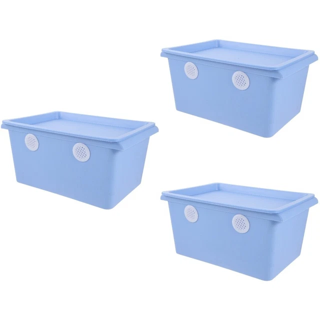 3 pz piccola scatola lombrico plastica serbatoio lombrico casa lombrichi scatola