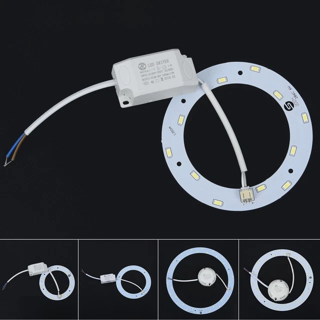 1-pcs Round Ceiling Panel LED Light Bulb Replace PCB Board Lamp Source SMD2835-