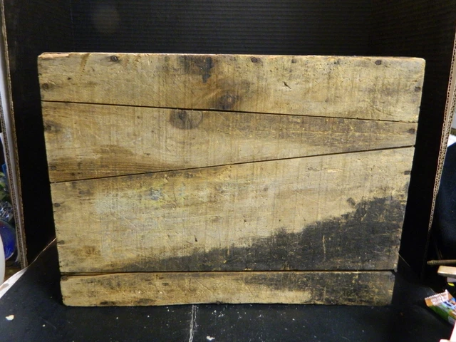 Vintage Dovetailed Atlas Powder Co. I.C.C. - I4 Wooden Crate 40% Strength Good 6