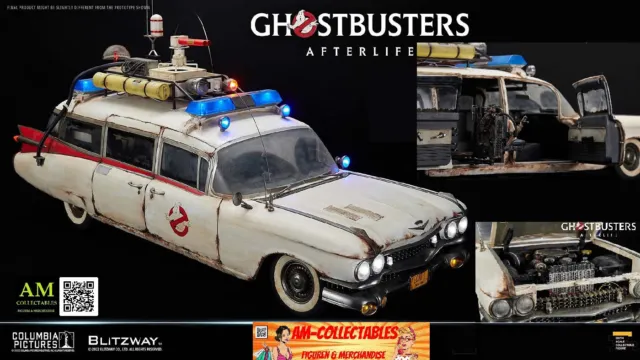 Blitzway - Ghostbusters Afterlife ECTO-1 Cadillac 1/6 Scale Replica Modello