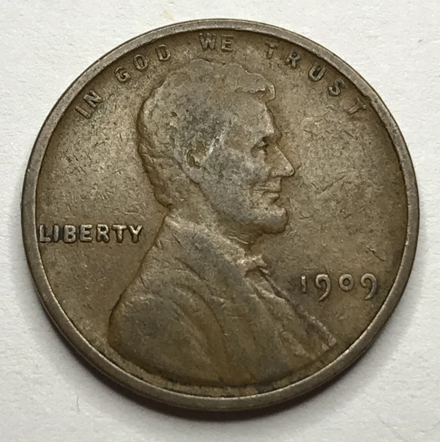 1909 P VDB Lincoln Wheat Penny Cent ~ Nice Coin