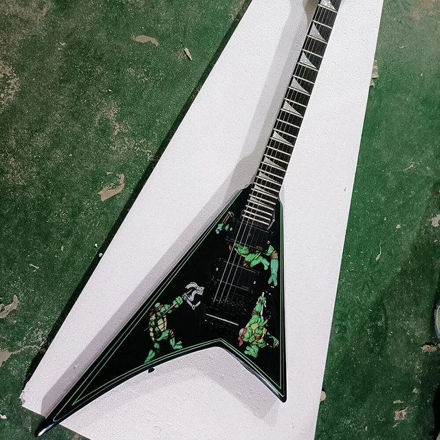 6 STRINGS ELECTRIC Guitar Rosewood Fretboard FR Bridge Black Hardware £