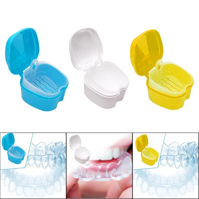 SMALL RETAINER CASE Tooth Protection Compact Tooth Container Tooth