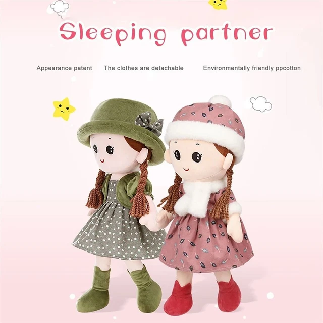 Cuddle Plush Doll Princess Doll Toy Girl Rag Doll Sleeping Baby Stuffed Toys
