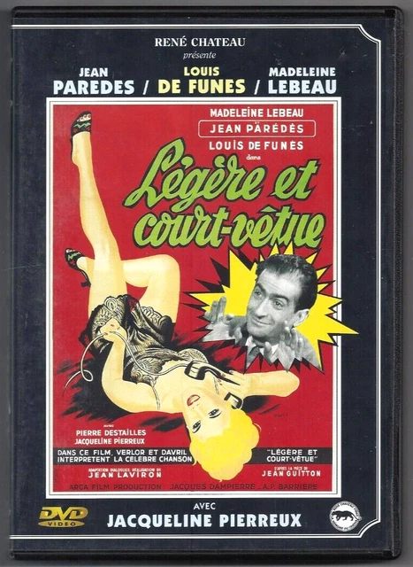 Dvd - Legere Et Court Vetue (Louis De Funes / Madeleine Lebeau) Rene Chateau