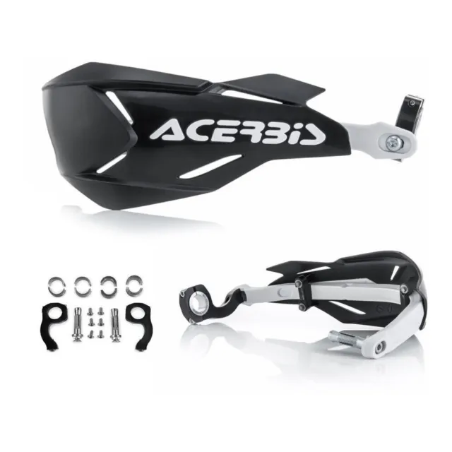 Acerbis Handguards Enduro MX Handprotektoren X-Factory schwarz weiss