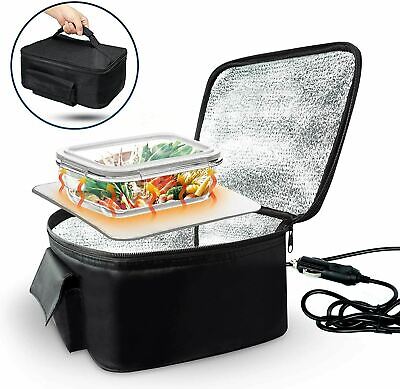 Zone Tech  Car Travel Camping Heated Insulated Lunch Box Stove Carrying Case