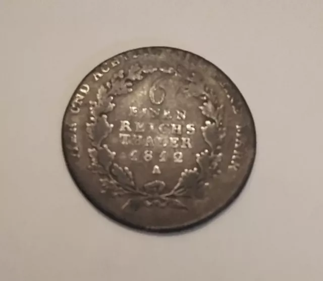 1/6 Reichstaler 1842 A