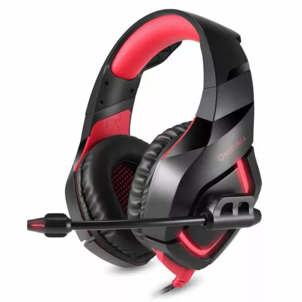 ONIKUMA K1 Stereo Bass Surround Gaming Headset for PS4 New Xbox One PC with Mic 2