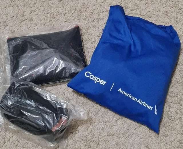 AMERICAN AIRLINES 1st Class. Cole Haan Amenity kits & CASPER Pyjamas (S/M).