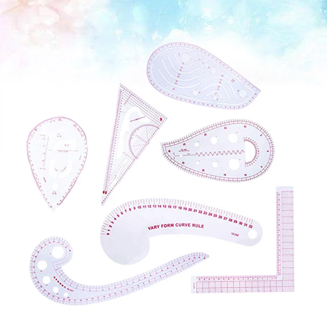 7 Pcs Quiltvorlagen Lineale Multifunktionswerkzeug Schablone