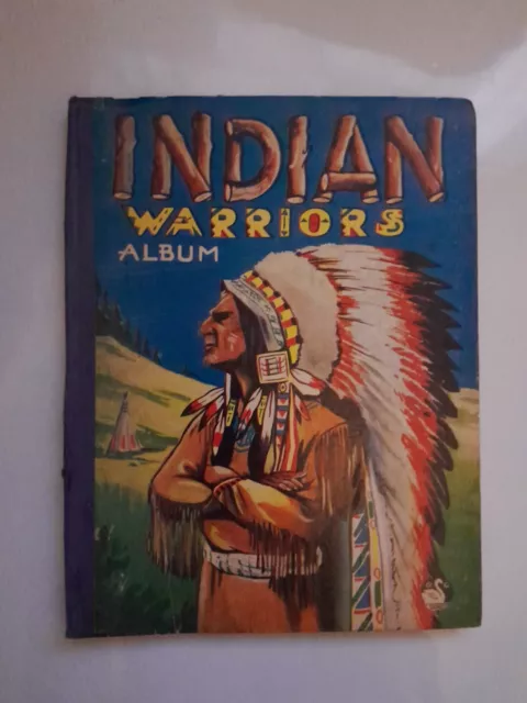 Rb138- Rare Indian Warriors Album 1940/50s Hardback Unclipped