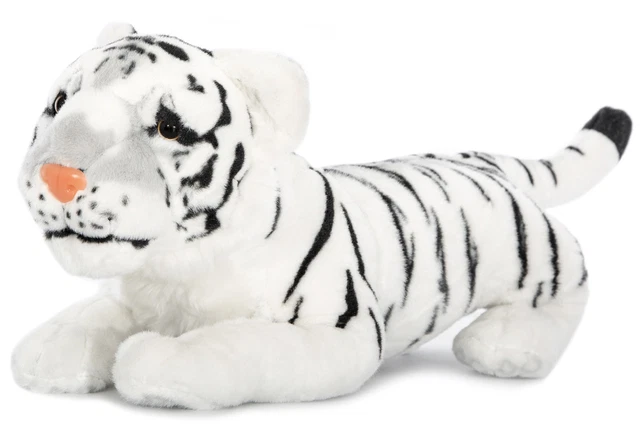 Wagner Plüschtiger, Braun, Liegend, Ca. 62 Cm Lang – Weiches Fell, Lebensecht, Handwaschbar