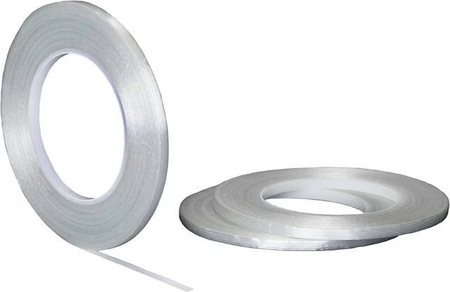 3 Pack  1/4" Inch Clear Fiberglass Reinforced Filament Strapping Packing Palleti