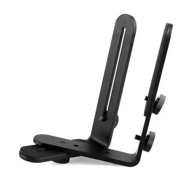 Metal L-Shape Flash Bracket Flashlight Camera Holder Mount For DSLR Camera