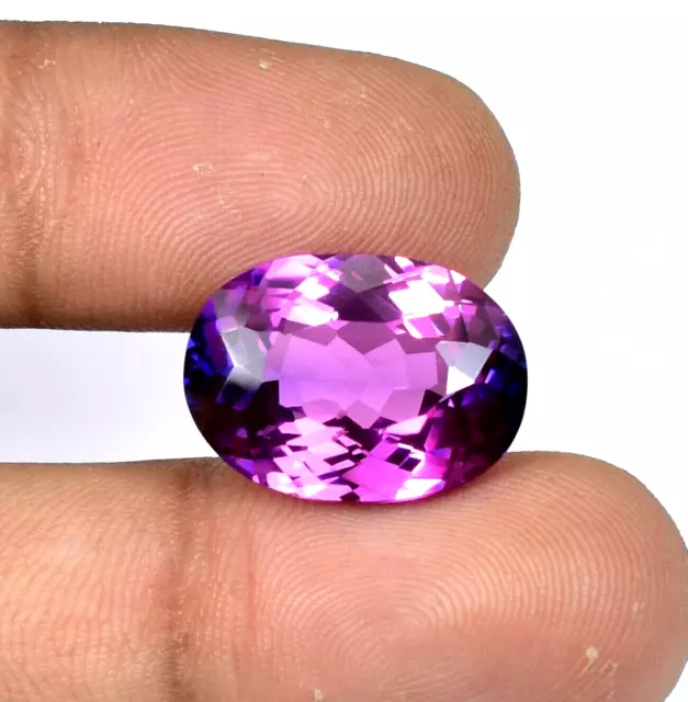 Naturel 8.90 CT Flawless Ceylan Bleuet Bleu Violet Saphir Ovale Pierre Précieuse