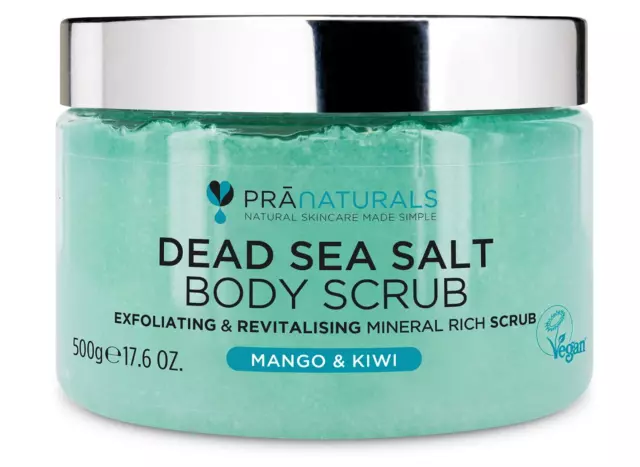 Scrub Corpo rivitalizzante ai sali del mar morto con olio di argan (500g)