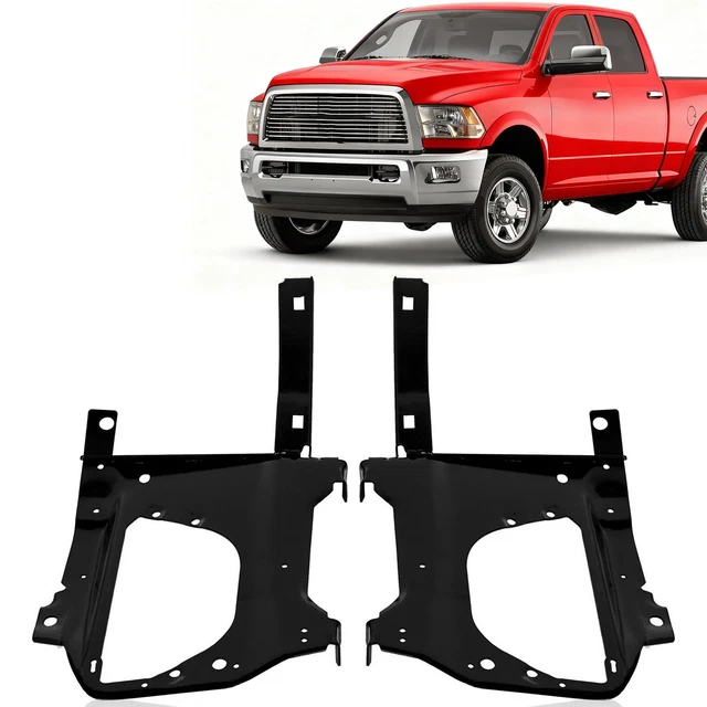 Front Bumper Brackets For Dodge Ram 2500 (2003-2010) & 2500/3500 (2011-2018) - Pair