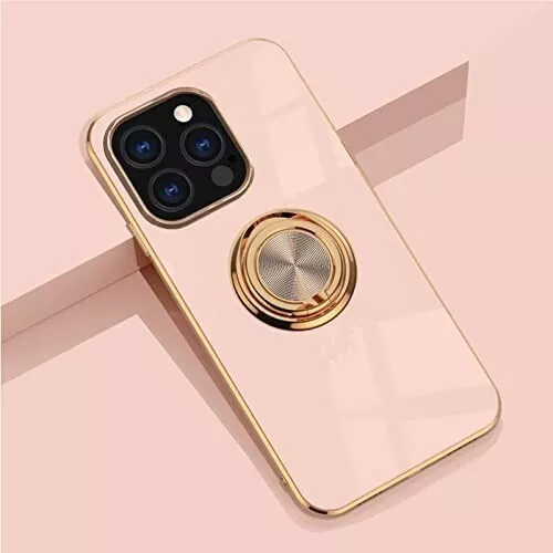 YoYo Ring Holder Case for iPhone 13 Pro Light Pink