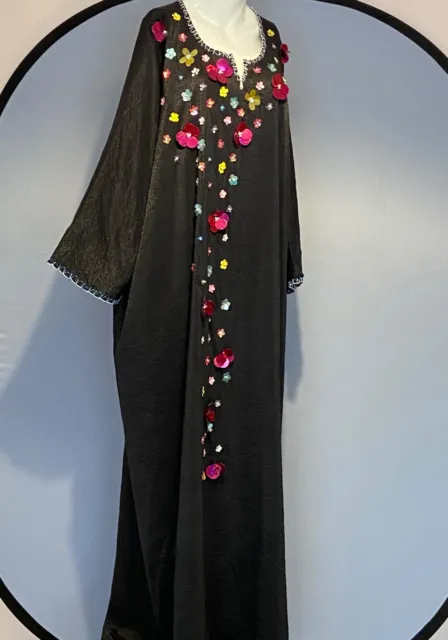 Embellished handmade caftan kaftan gown full length free size bohemian