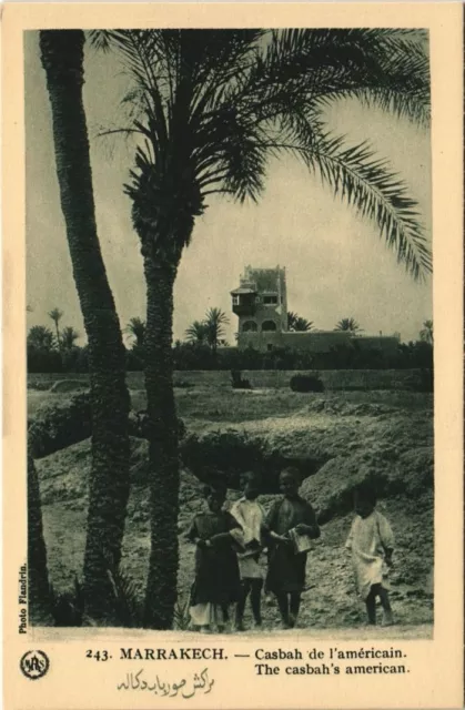 CPA AK MAROC MARRAKECH Casbah de l'américain Flandrin (37987)