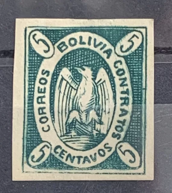 Bolivia 1867 Cóndor 5c MH 2FM454