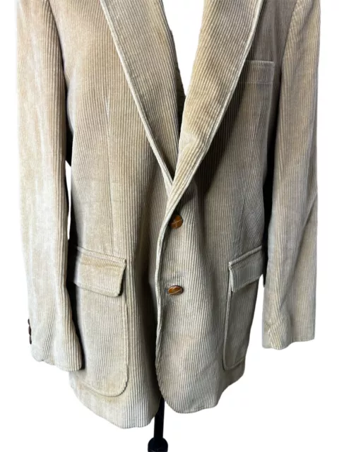 VTG WOODMERE CORDUROY Mens Tan Jacket Blazer Sports Coat 42R $23.00 ...