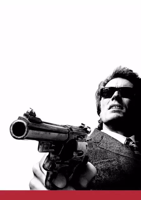 Dirty Harry Clint Eastwood Film Poster Film A4 A3 Stampa Cinema