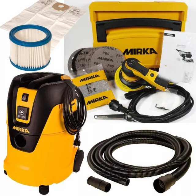 Mirka Deros 150mm 5mm IN Systainer + Vacuum 1025 L PC Similar. KIT1625WOMDE