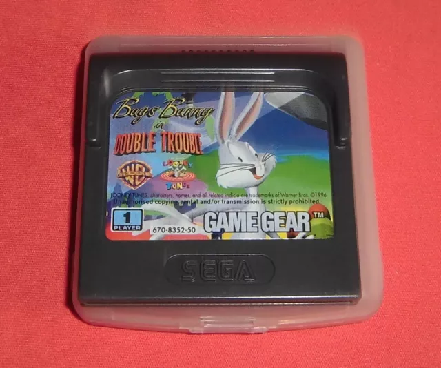 Game Gear Bugs Bunny in Double Trouble [SEGA] NO Master System  *JRF*