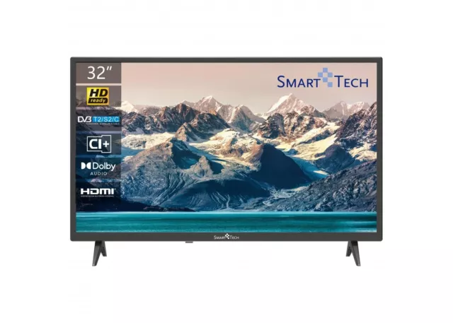 Smart Tech Tv Led 32HN10T2 32 Pouces Hd Mode Hôtel Dolby Audio DVB-T2 C S2 H265