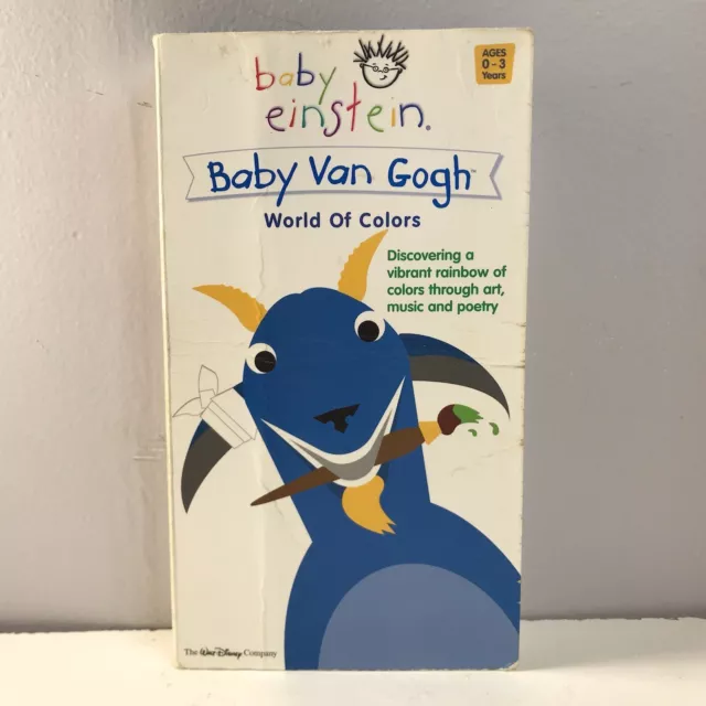 Disney Baby Einstein Van Gogh VHS Video Tape Infant Learning Art World Of Colors Disney Baby Einstein Van Gogh VHS Video Tape Infant Learning Art World Of Colors