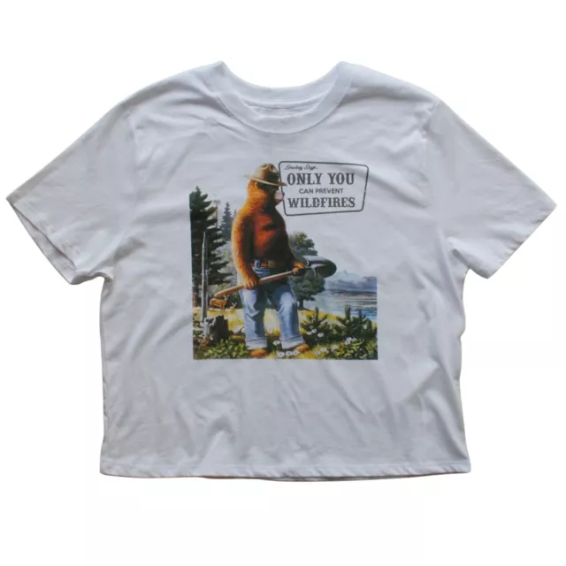 Mighty Fine Smokey the Bear Junior Women's T-Shirt - NWT