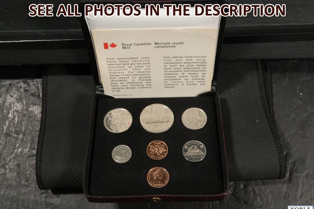 NobleSpirit No Reserve (CX) 1977 Royal Canadian Mint Uncirculated Set