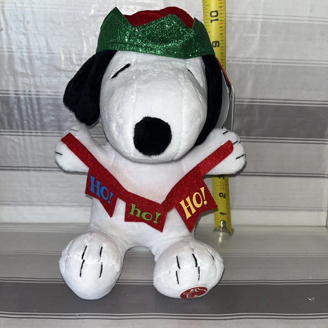 CHRISTMAS PEANUTS ANIMATED Snoopy Dan Dee Plush Plays & Dance LINUS