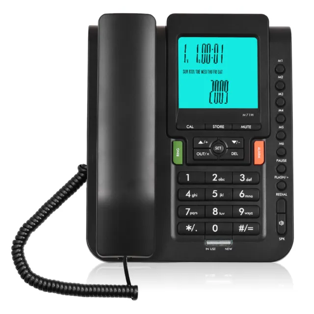 Schnurgebundenes Telefon, Schreibtisch-Festnetztelefon, Telefon, O7H3