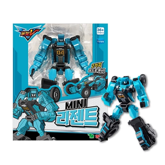TOBOT V MINI REGENT Transformer Robot Sports Car Figure Korea Toy 29.