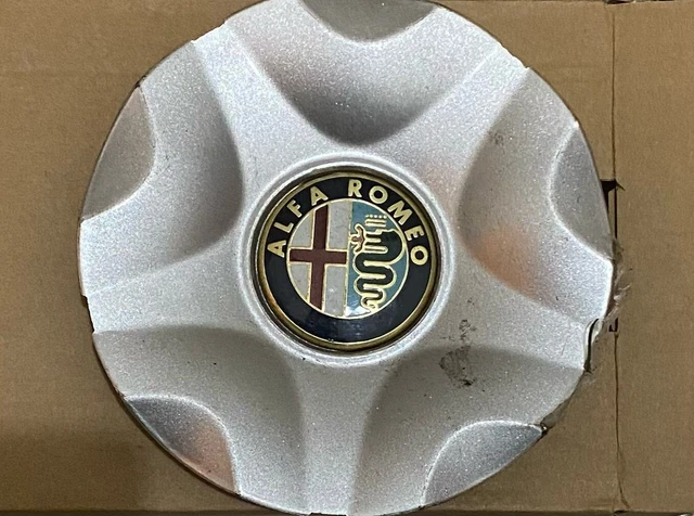 Coppetta Coprimozzo Originale Per Alfa Romeo Mito MY - Borchia In Lega Per Cerchi, Tappo Stemma Alfa Romeo