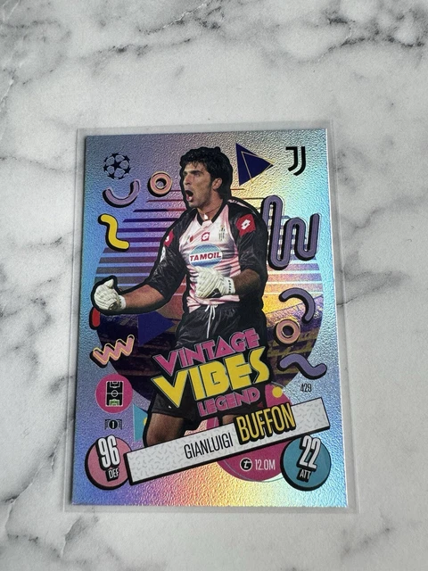 TOPPS MATCH ATTAX 2024/2025 24/25 Gianluigi Buffon Vintage Vibes Legend ...