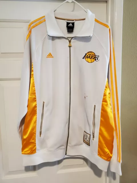lakers adidas warm up jacket