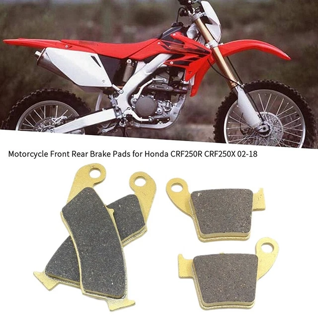 Pastiglie Freno Anteriore e Posteriore Moto Pastiglie Freno Disco per CRF250R 2004-2018 M2H9
