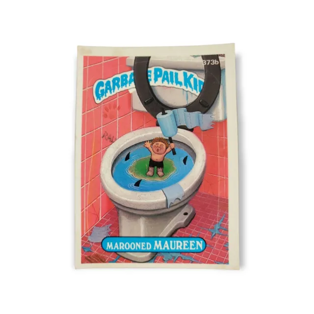 1987 Topps Garbage Pail Kids Original Series 9 #373b Marooned Maureen Sticker